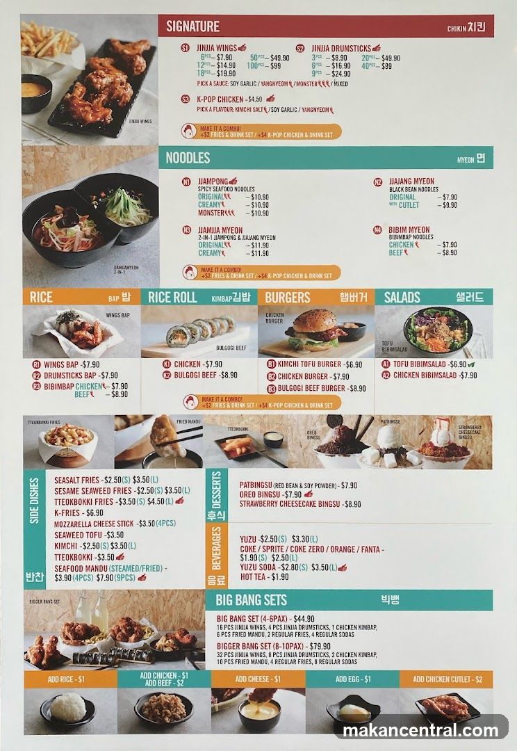 Chikin Menu