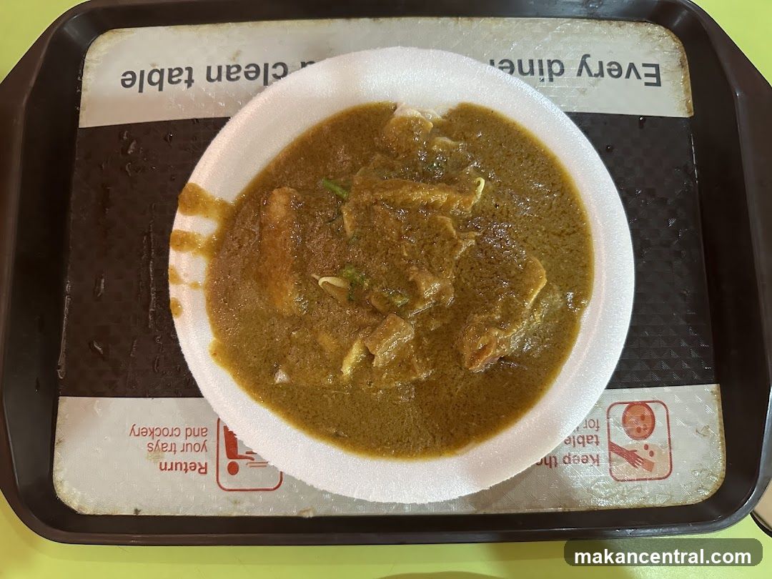 Curry dish on a tray