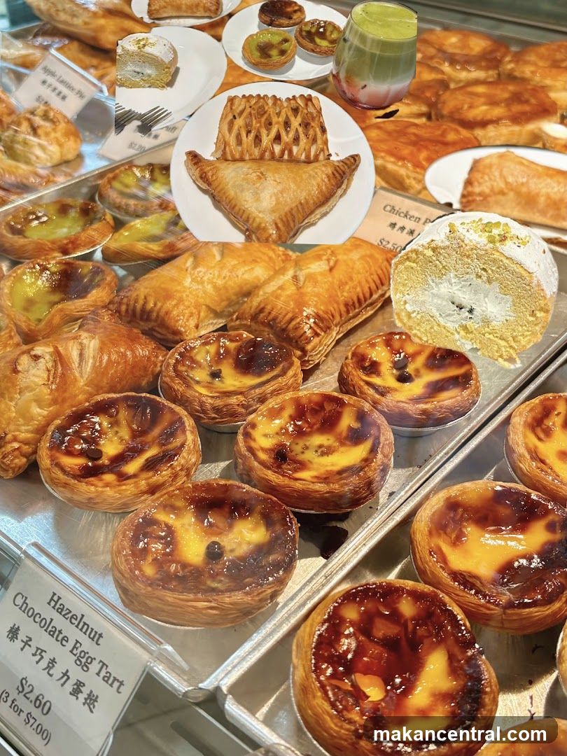 Assortment of Pastries and Drinks