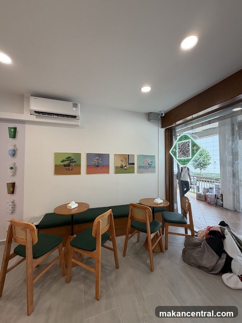 Cafe Interior with Seating