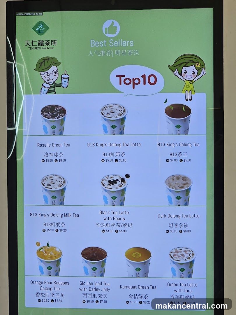 Ten Ren's Tea Brew Best Sellers Top 10