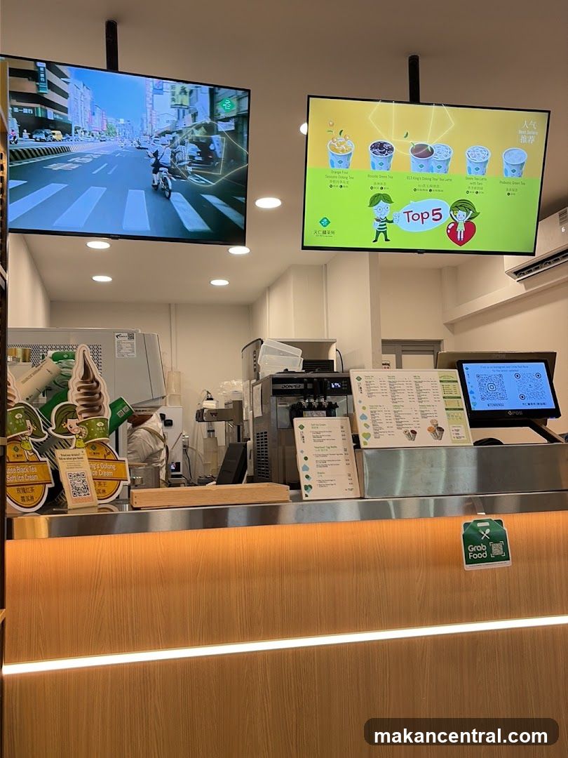 Bubble Tea Shop Counter