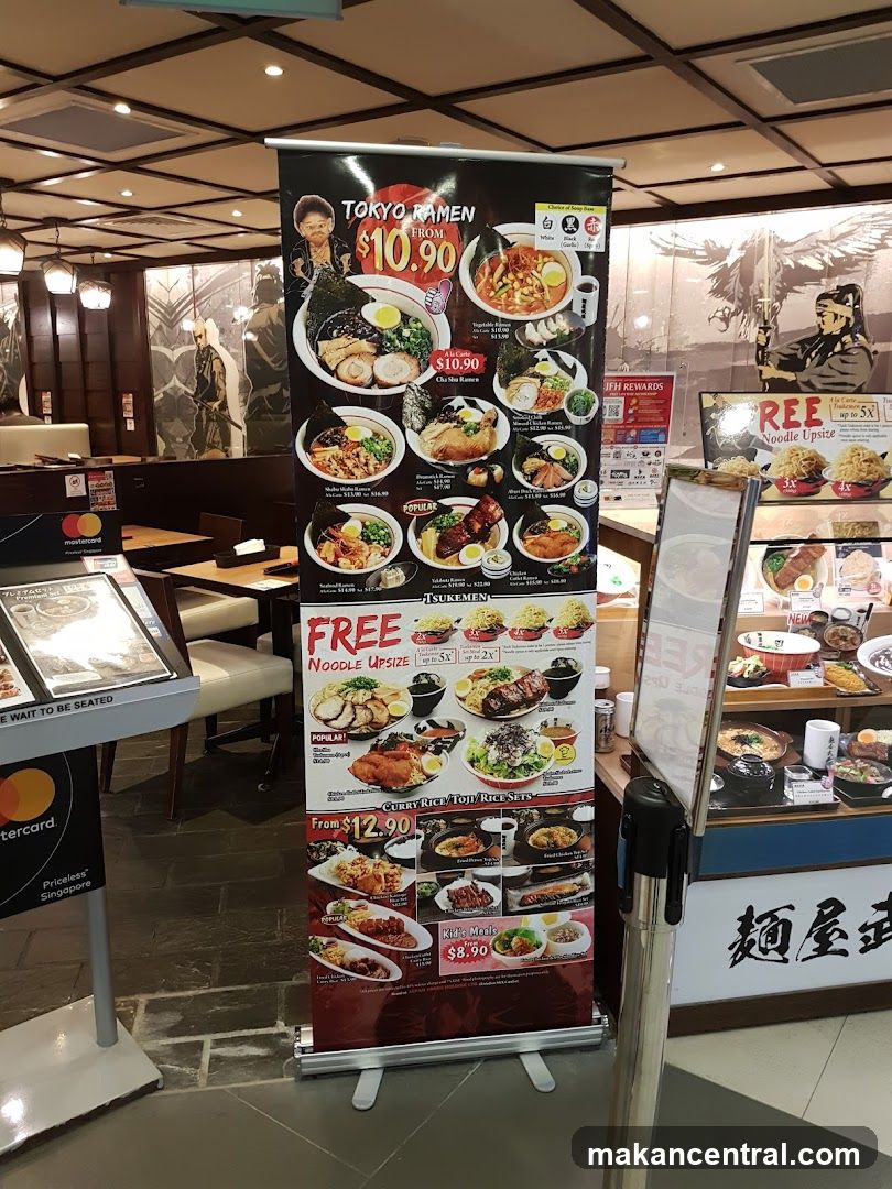Tokyo Ramen Menu Banner