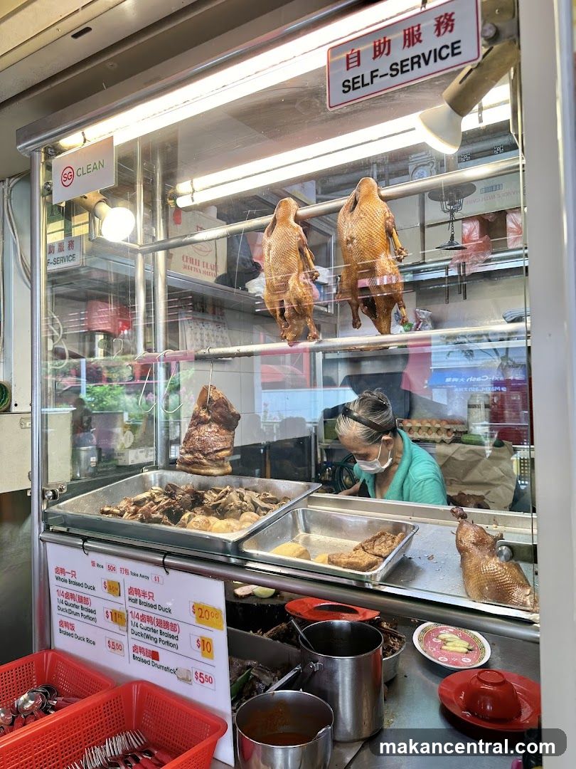 Food Stall with Roasted Ducks