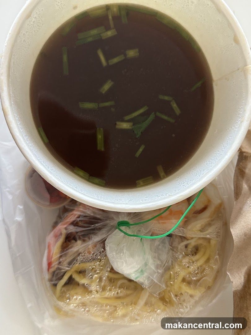 Noodle Soup and Side Dish