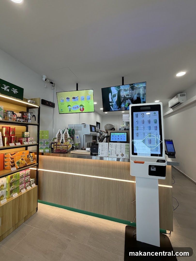 Bubble Tea Shop Interior