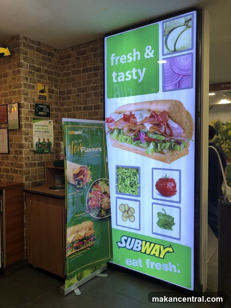 Subway Sandwich Display