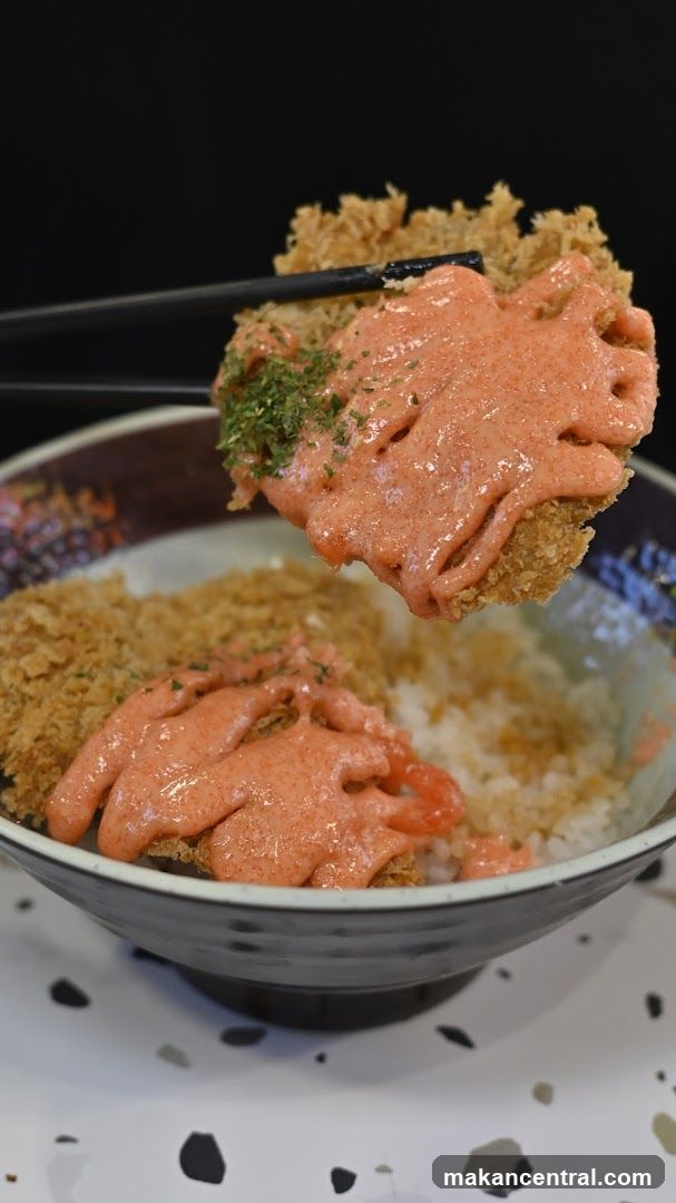 Chicken Katsu Donburi with Spicy Mayo