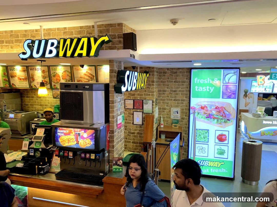 Subway Restaurant Interior