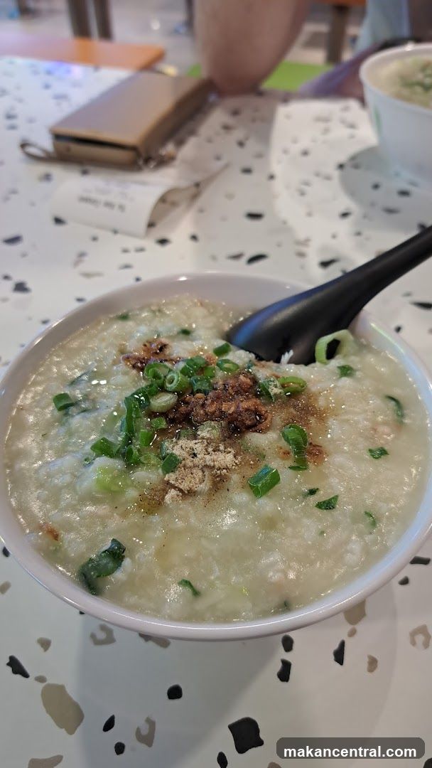 Congee with toppings