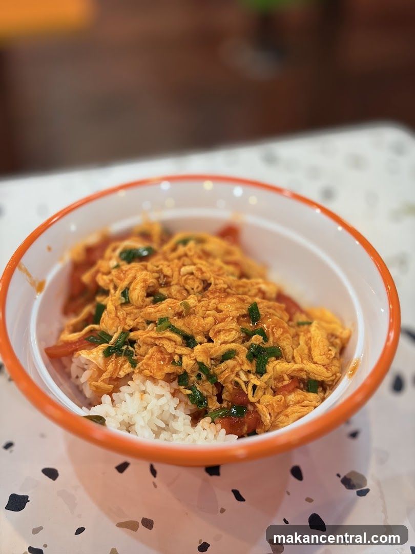Scrambled Eggs and Tomato Rice