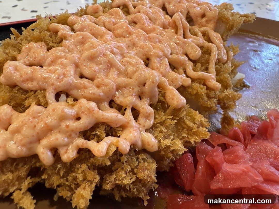 Fried Cutlet with Sauce and Pickled Ginger
