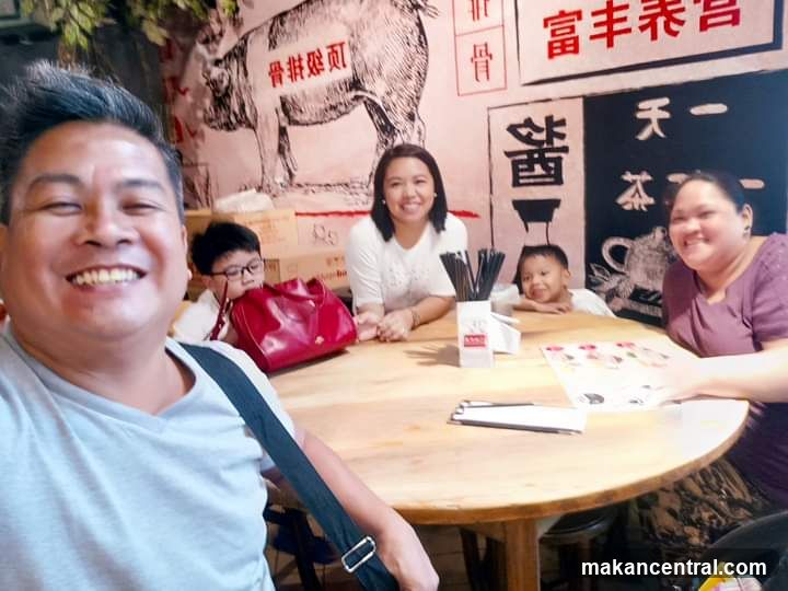 Family at a Restaurant