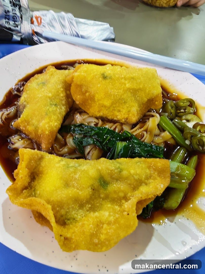 Fried Wontons with Noodles