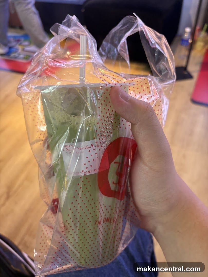 Matcha Drink in Bag