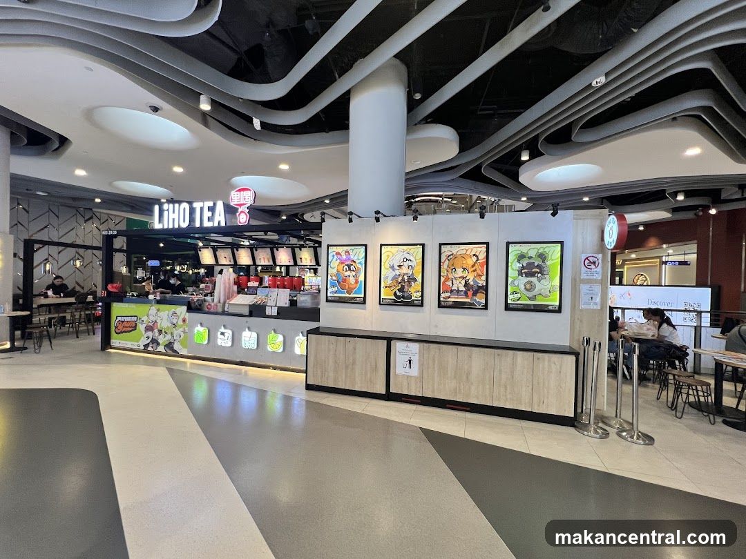 Liho Tea Storefront with Artwork