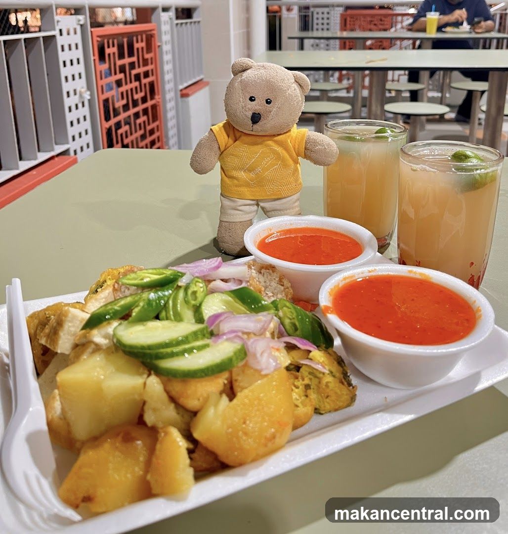 Food and Drink with a Teddy Bear