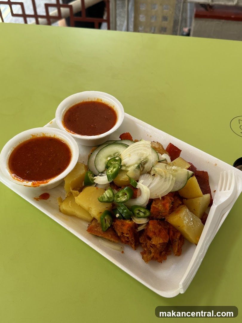 Food Platter with Dipping Sauces