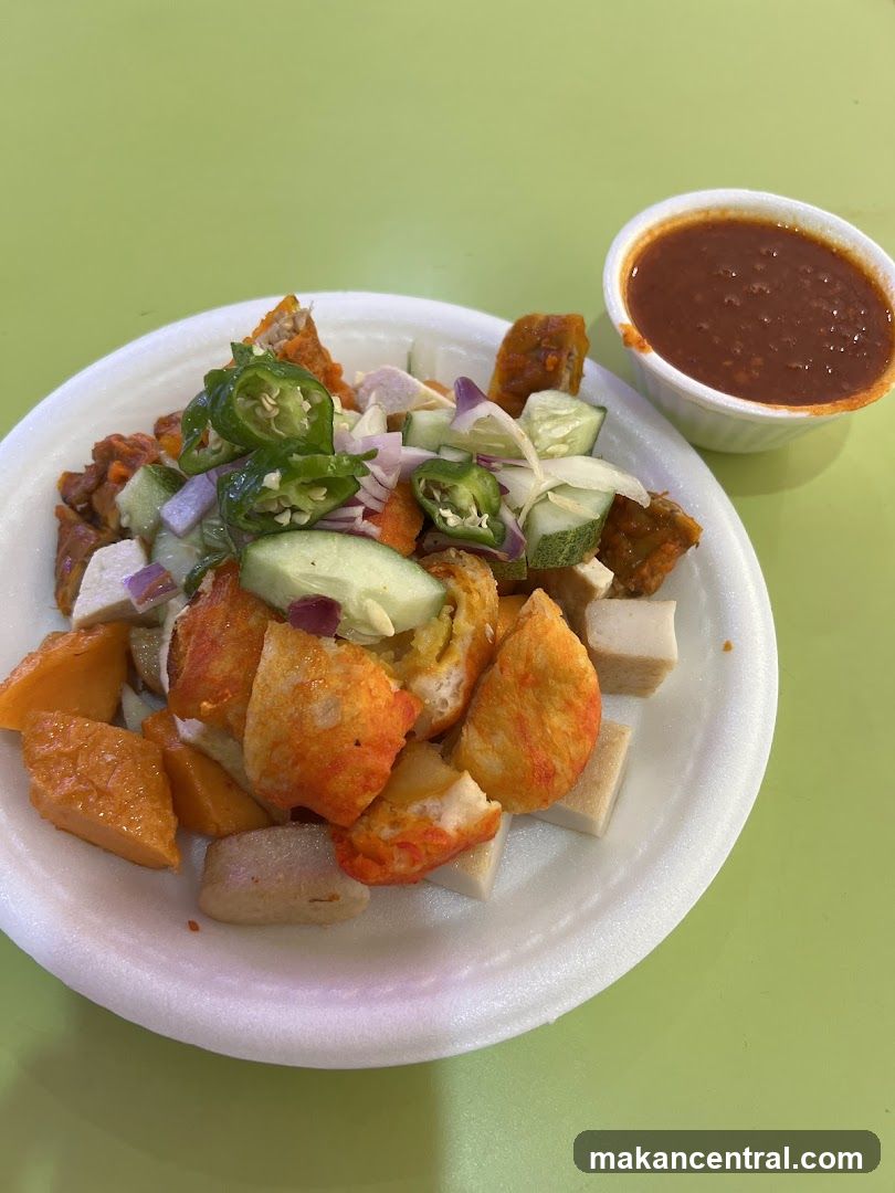 Fried Snacks with Peanut Sauce