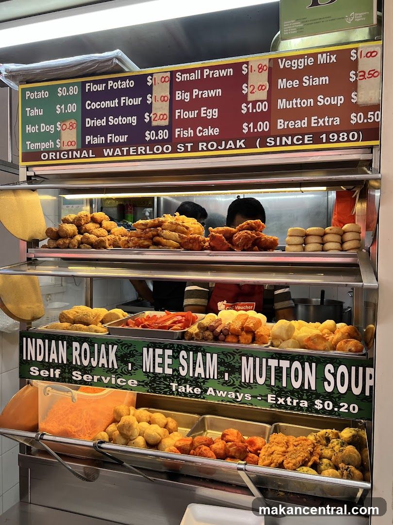 Waterloo St Rojak Menu