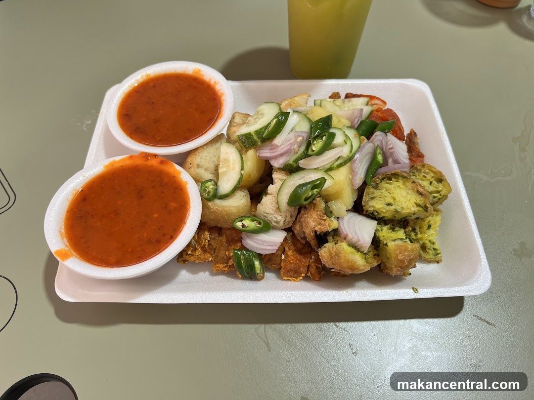Fried Snacks with Dipping Sauce