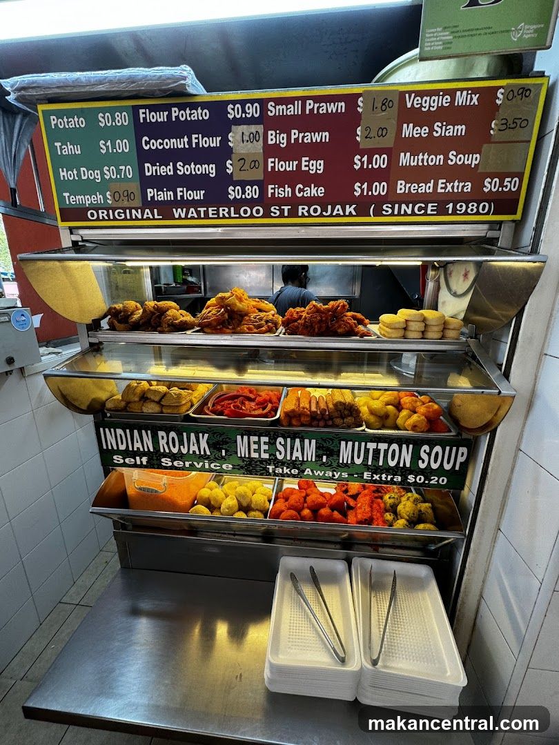 Original Waterloo St Rojak Menu