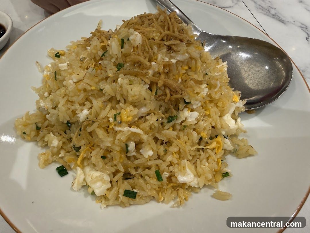 Fried Rice with Small Fish and Egg