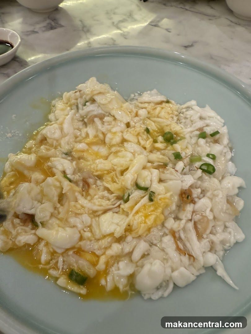 Scrambled Eggs with Crab Meat