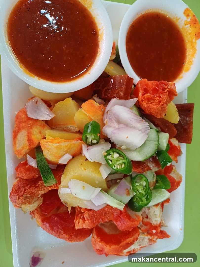 Spicy Salad with Dipping Sauces