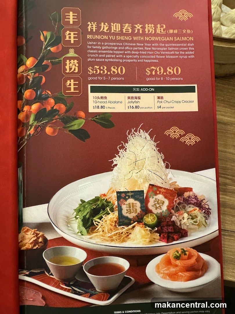 Reunion Yu Sheng with Norwegian Salmon