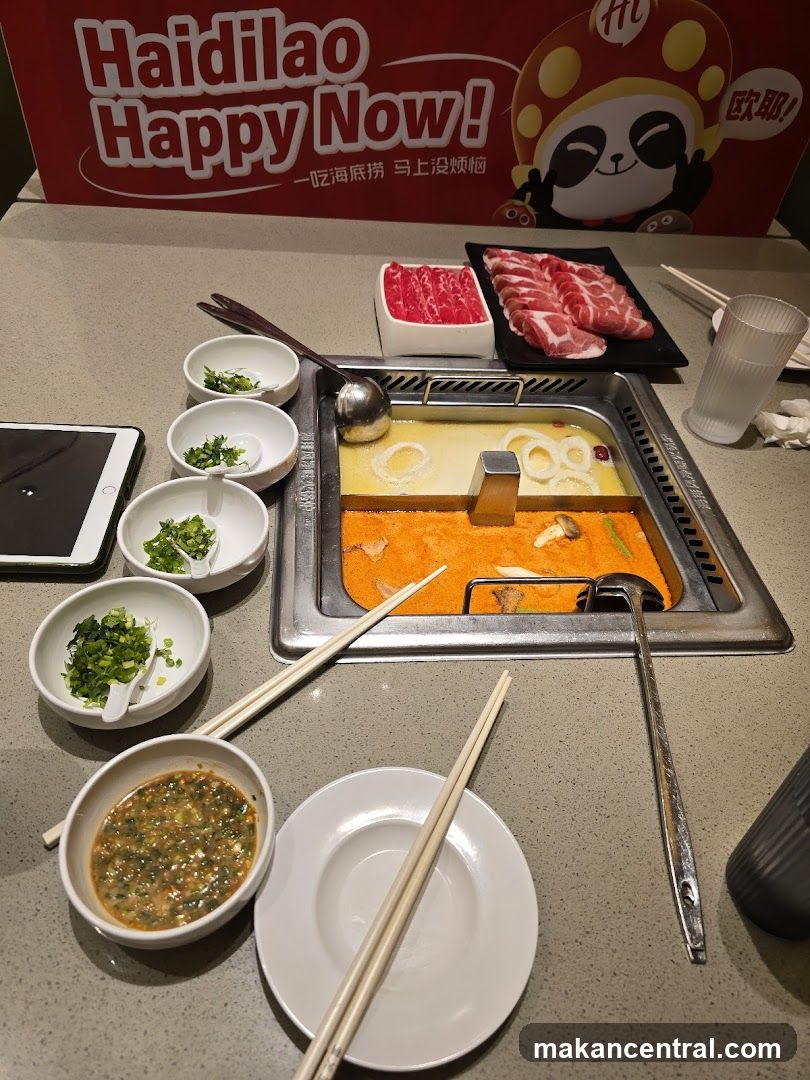 Haidilao Hot Pot Meal