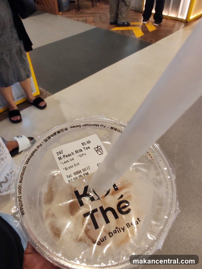 M-Peach Milk Tea