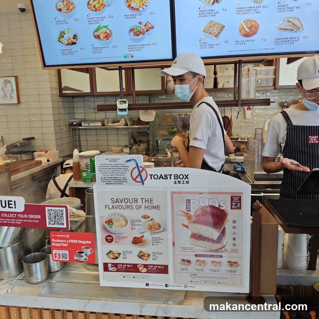 Toast Box Counter