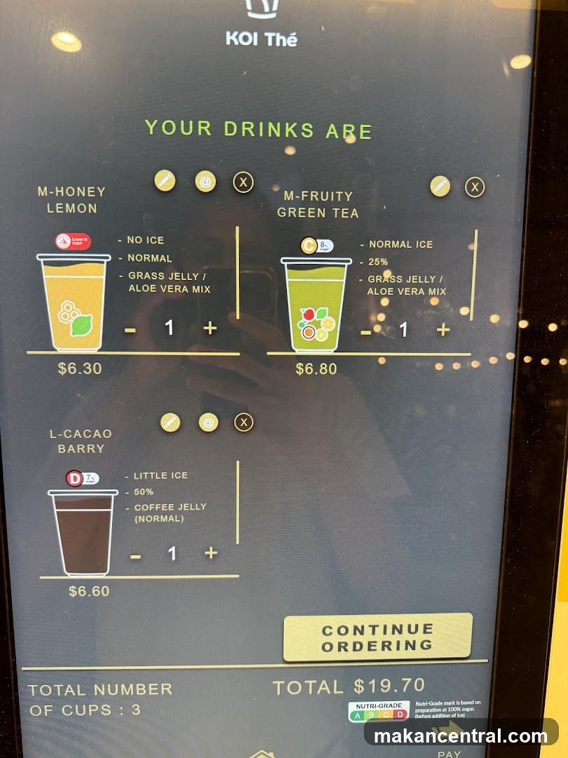 KOI Thé Drinks