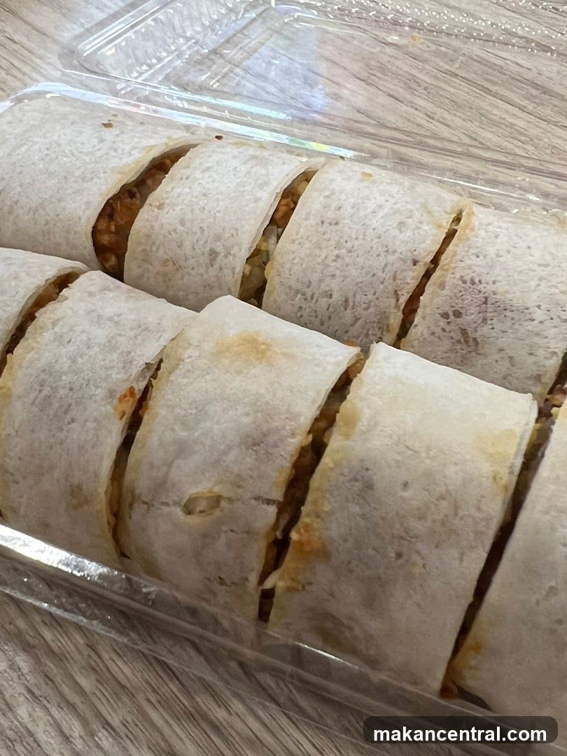 Spring Rolls in Container