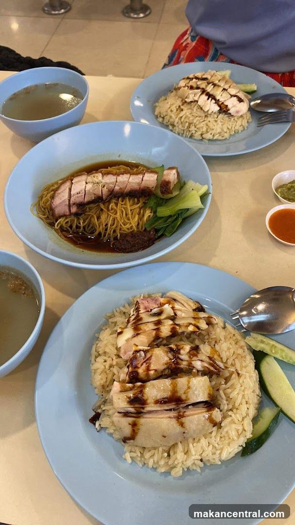 Chicken Rice and Noodles