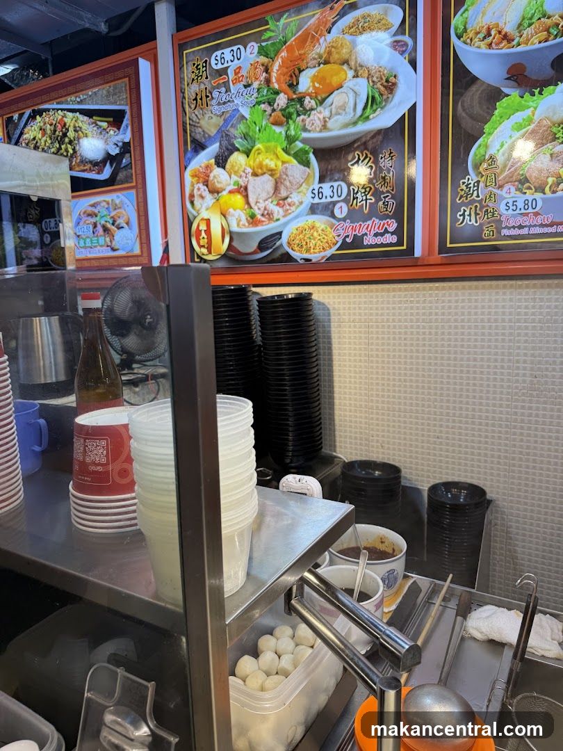 Food Stall Menu and Ingredients