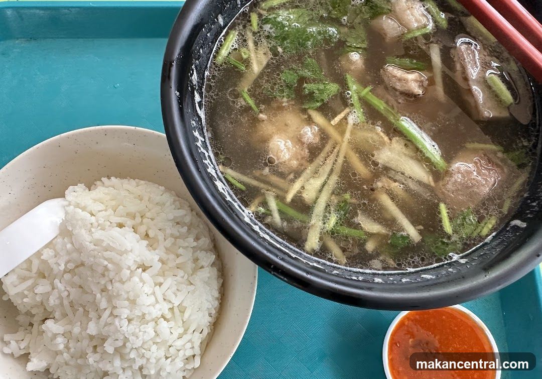 Pork Rib Soup with Rice