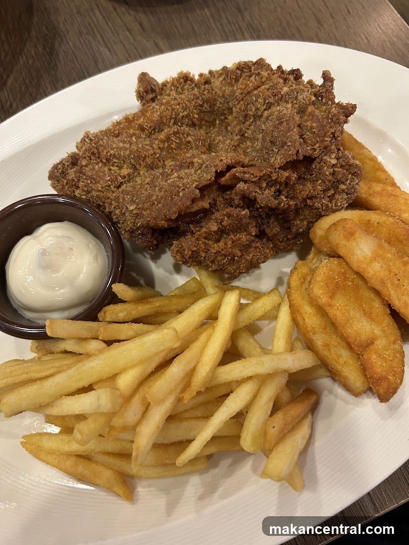 Fried Chicken with Fries
