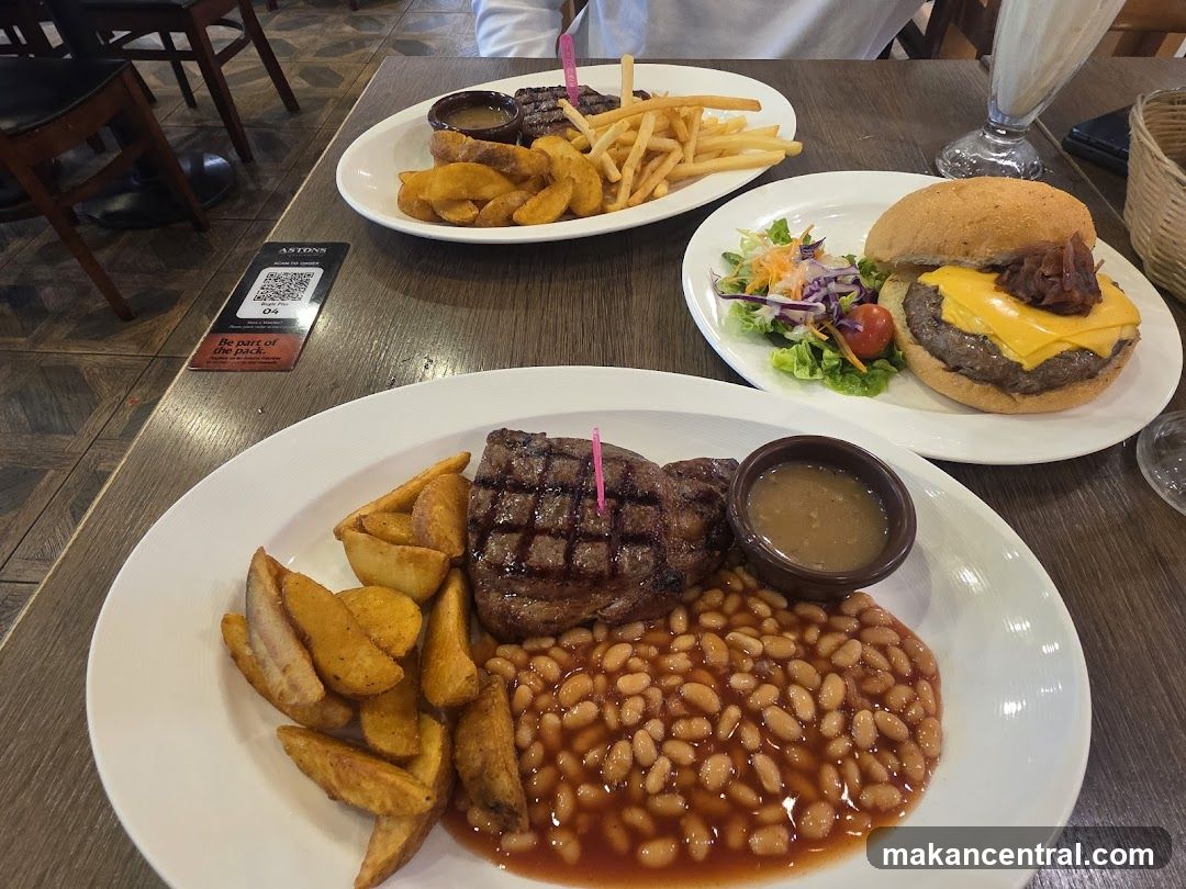 Steak and Burger Meal