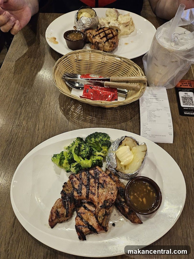 Grilled Pork Chops with Sides
