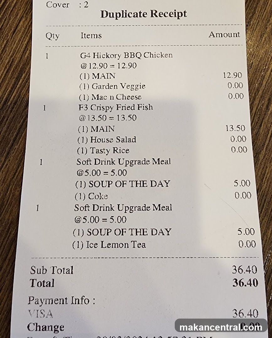 Duplicate Receipt
