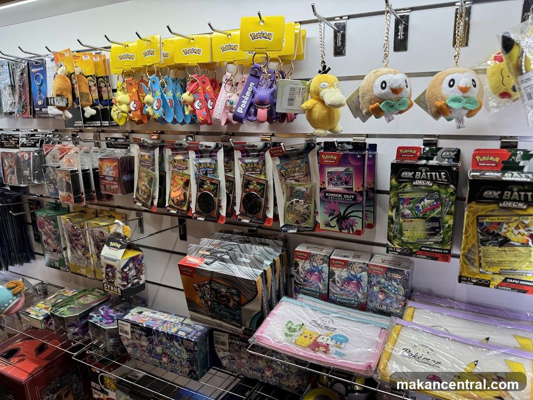 Pokemon Merchandise Display