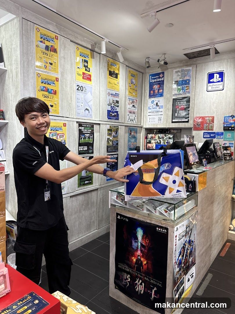 Store Interior with Staff and Promotions