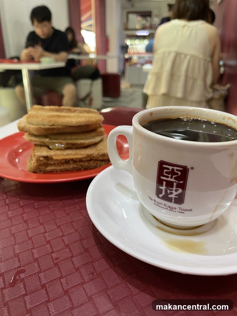 Coffee and Kaya Toast