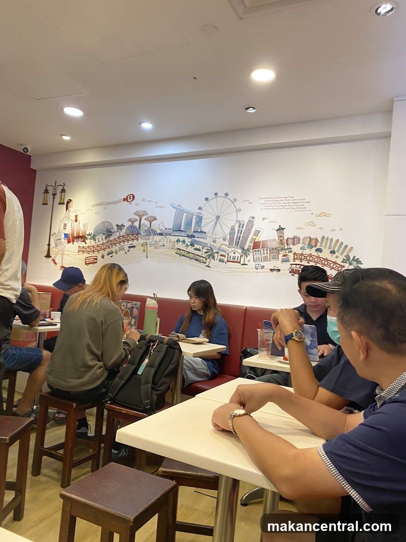 Diners at a restaurant