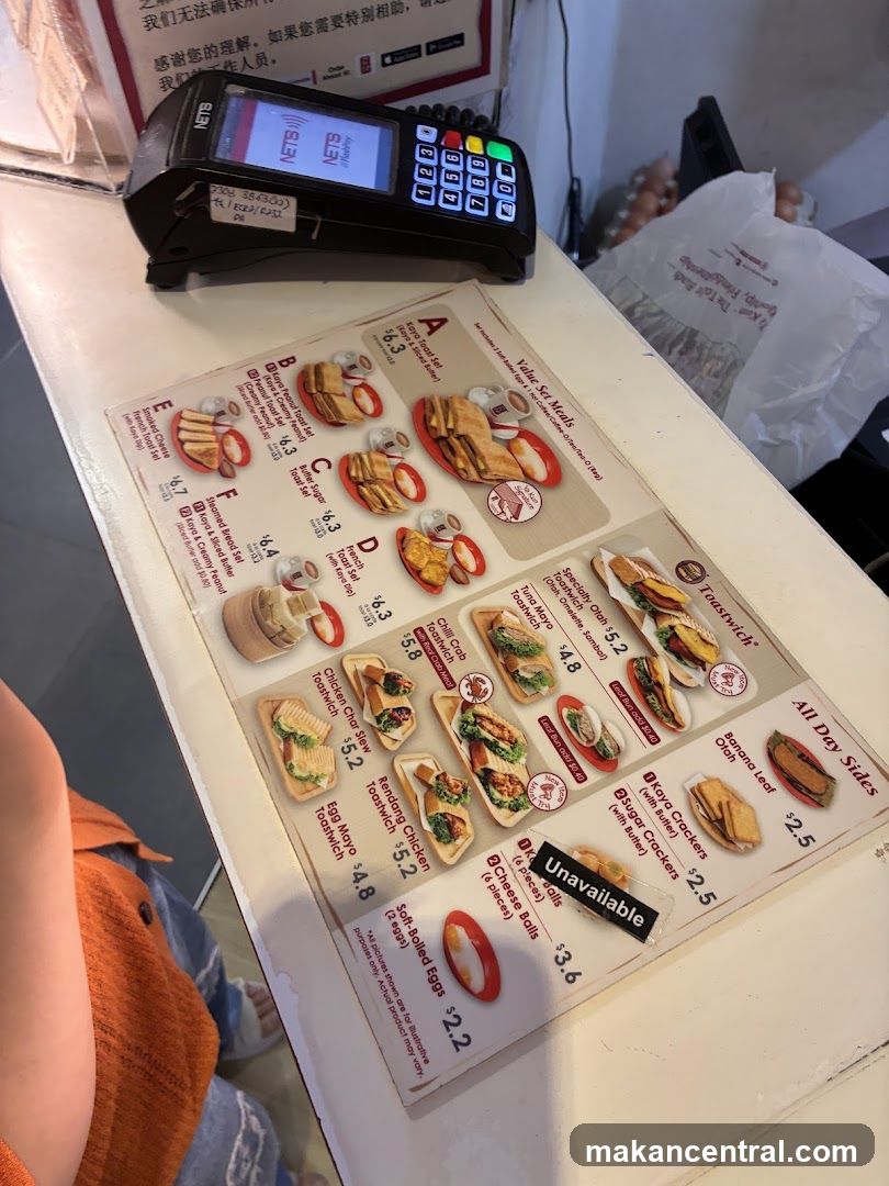 Value Set Meals & Toastwich