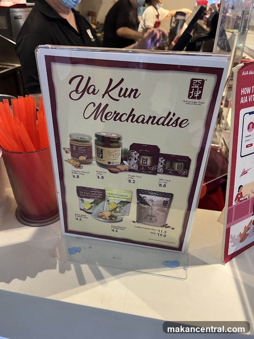 Ya Kun Merchandise Display