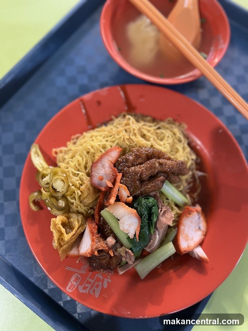Noodles with Char Siu and Wontons