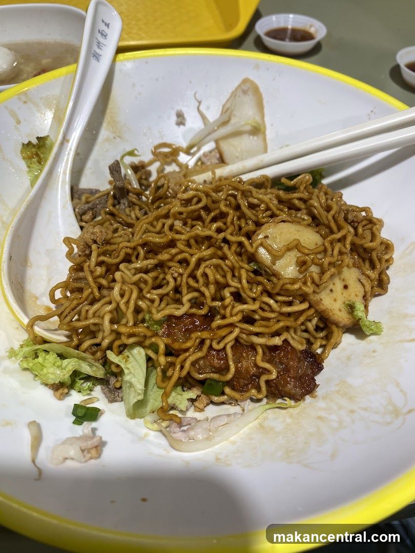 Noodles with Meat and Vegetables